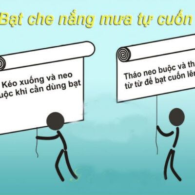 Bạt cuốn che giếng trời tự cuốn