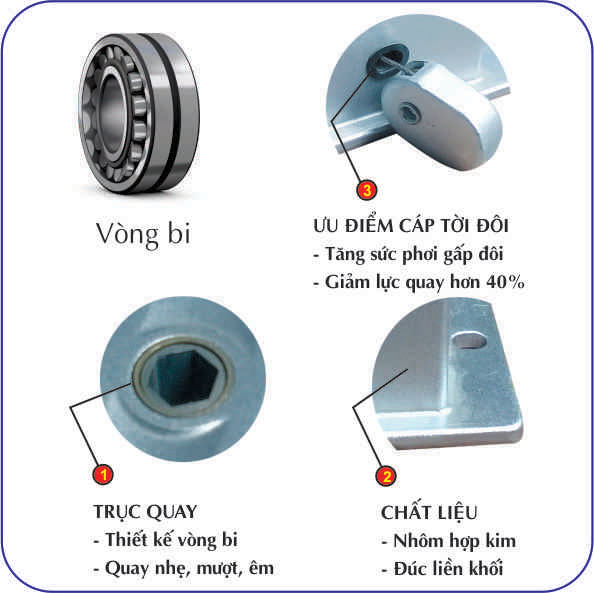 Giàn Phơi Nhập Khẩu Sakaku S001 Giàn Phơi Nhập Khẩu Sakaku S001