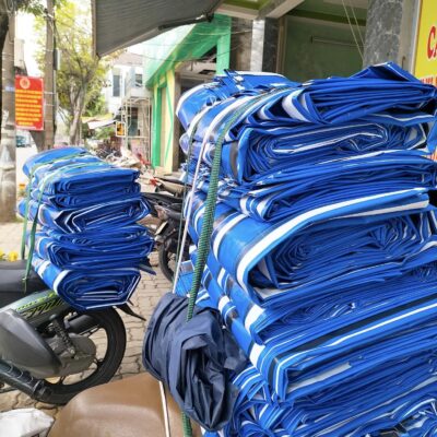 Bạt che nắng ban công tự cuốn - ảnh công trình tại Hà Nội