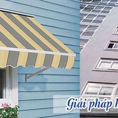 Bạt mái hiên di động inox nhập khẩu - ảnh thi công thực tế